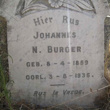 BURGER Johannes N. 1859-1936