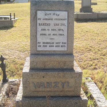 ZYL Barend, van 1879-1929