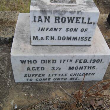 DOMMISSE Ian Rowell -1901