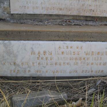 WRIGHT Edith May G. Holmondeley 1881-1883 :: WRIGHT Mary Louise 1883-1883