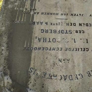 BOTHA M.H.G. nee STOFBERG  -1910