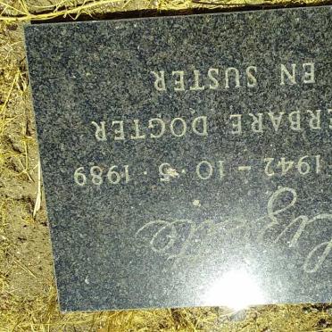 STOFBERG Lizette 1942-1989