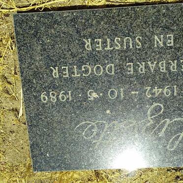 STOFBERG Lizette 1942-1989