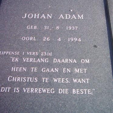 NEETHLING Johan Adam 1937-1994