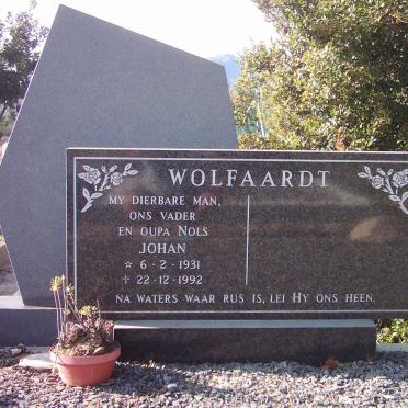 WOLFAARDT Johan 1931-1992