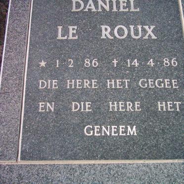 ROUX Daniel, le 1986-1986