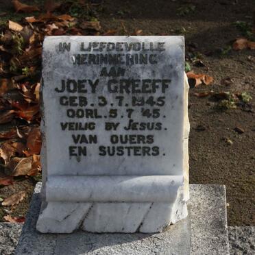 GREEFF Joey 1945-1945