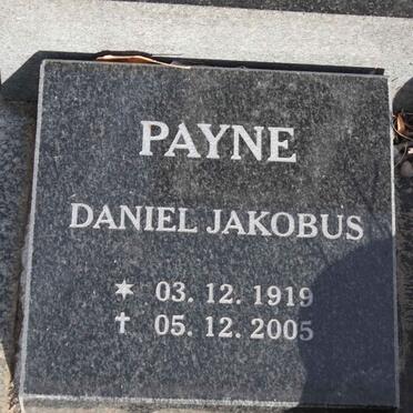PAYNE Daniel Jakobus 1919-2005