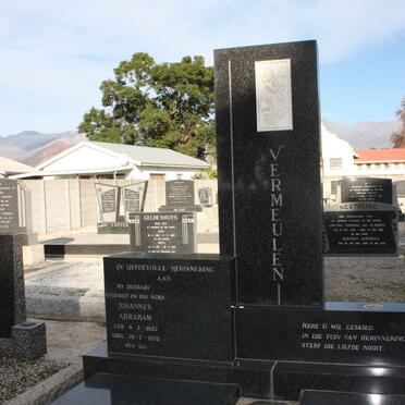 VERMEULEN Johannes Abraham 1922-1970