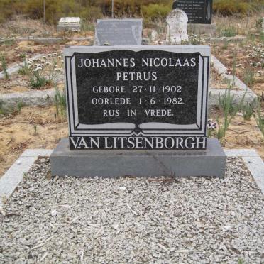 LITSENBORGH Johannes Nicolaas Petrus, van 1902-1982