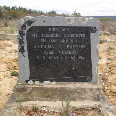 BASSON Katrina L. nee VISSER 1900-1954