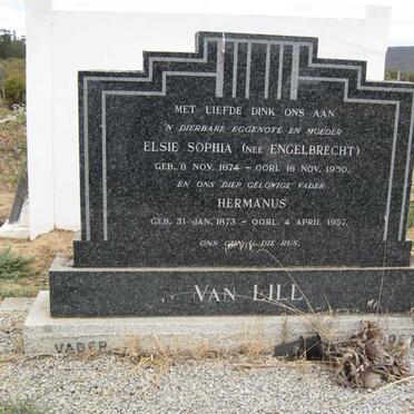 LILL Hermanus, van 1873-1957 &amp; Elsie Sophia ENGELBRECHT 1874-1950