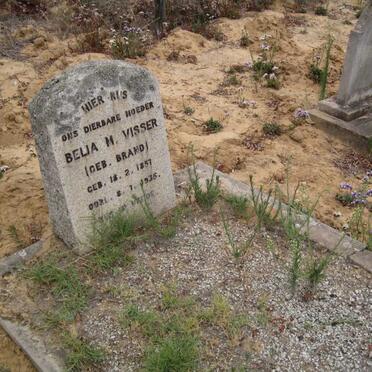 VISSER Bella M. nee BRAND 1857-1935