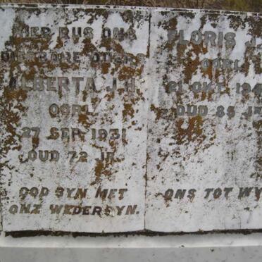 VISSER Floris J.C. -1946 &amp; Alberta J.H. -1931