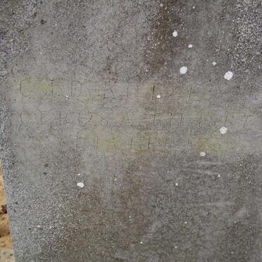 KOTZE G.J.D. 1869-1935