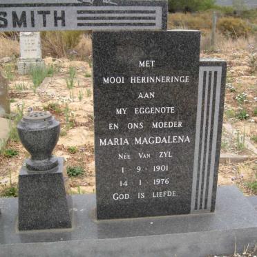 SMITH Johan Wilhelm Cornelius Anderson 1899-1978 &amp; Maria Magdalena VAN ZYL 1901-1976
