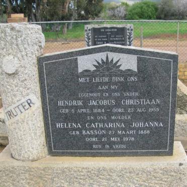 TRUTER Hendrik Jacobus Christiaan 1884-1955 &amp; Helena Catharina Johanna BASSON 1888-1978