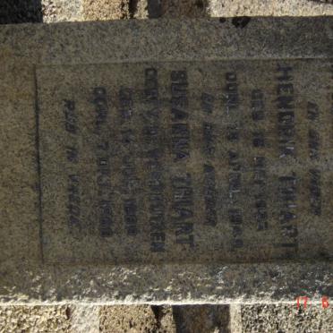THIART Hendrik 18?3-1948 &amp; Susanna V.D. WESTHUIZEN 1889-1968
