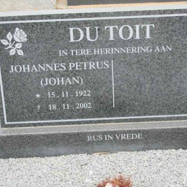TOIT Johannes Petrus, du 1922-2002