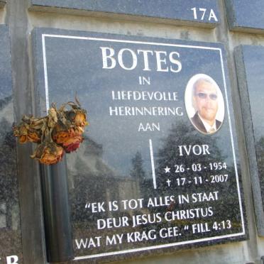 BOTES Ivor 1954-2007