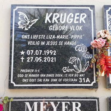 KRUGER Liza-Marie nee VLOK 1992-2021