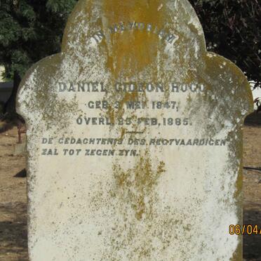 HUGO Daniel Gideon 1847-1885