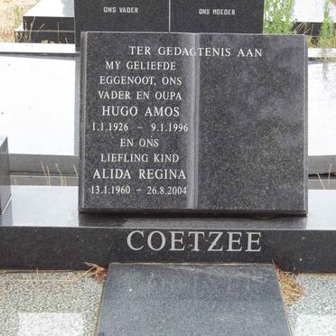 COETZEE Hugo Amos 1926-1996 :: COETZEE Alida Regina 1960-2004