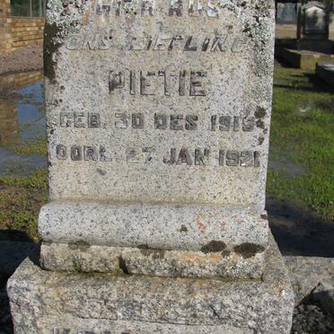 KRYNAUW Pietie 1919-1921