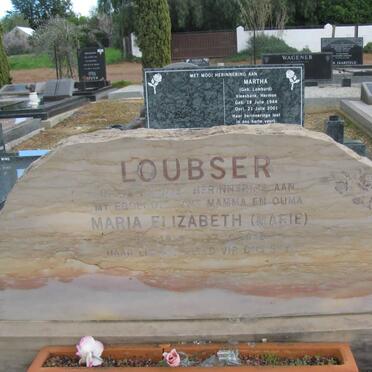 LOUBSER Maria Elizabeth 1939-2002