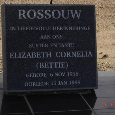 ROSSOUW Elizabeth Cornelia 1916-1999