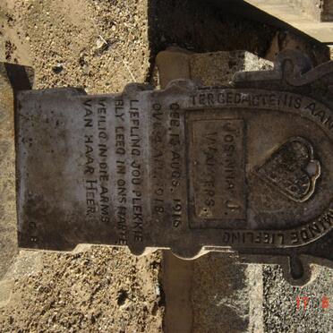 WALTERS Josinna J. 1916-1918