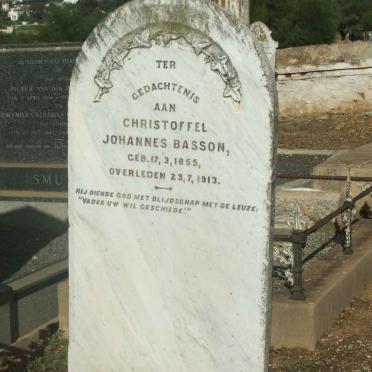 BASSON Christoffel Johannes 1855-1913