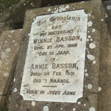 BASSON Winnie -1908 :: BASSON Annie -1901