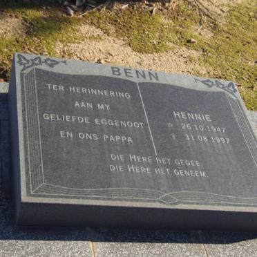 BENN Hennie 1947-1997