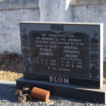 BLOM Petrus Jacobus 1901-1985 &amp; Helena Johanna Jacoba LIEBENBERG 1911-1991
