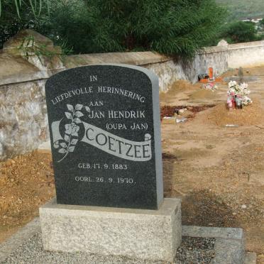 COETZEE Jan Hendrik 1883-1970