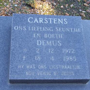 CARSTENS Demus 1972-1985
