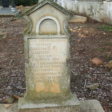 CARSTENS Coenraad H.F. 1937-1943