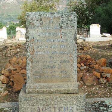 CARSTENS Simon J. 1886-1950 &amp; Gerbrecht C. DIPPENAAR 1896-1944