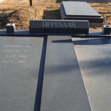 DIPPENAAR Willem M. 1922-1993 &amp; Rina C.W. 1916-2001