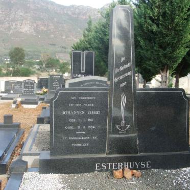 ESTERHUYSE Johannes 1911-1964