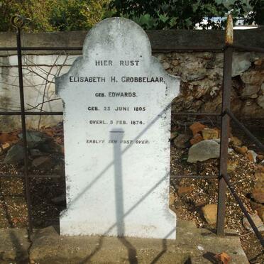 GROBBELAAR Elisabeth H. nee EDWARDS 1805-1874