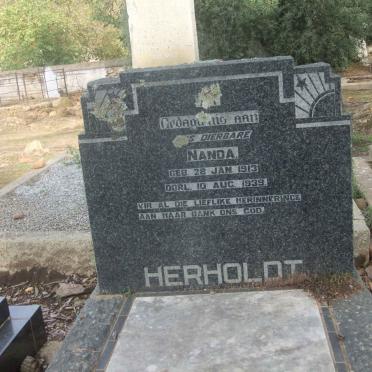 HERHOLDT Nanda 1913-1939