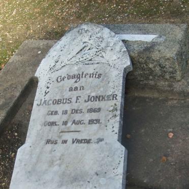JONKER Jacobus F. 1869-1931