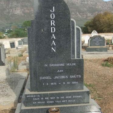 JORDAAN Daniel Jacobs Smuts 1874-1954
