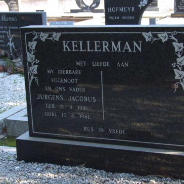 KELLERMAN Jurgens Jacobus 1931-1981