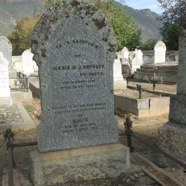 KRYNAUW Maria M. nee SMUTS 1875-1912  :: KRYNAUW Malie