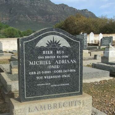 LAMBRECHTS Michiel Adriaan 1893-1954