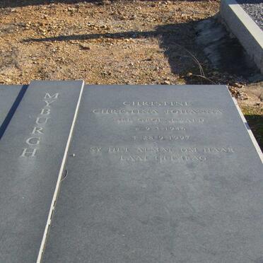 MYBURGH Christina Johanna nee GROENEWALD 1946-1997