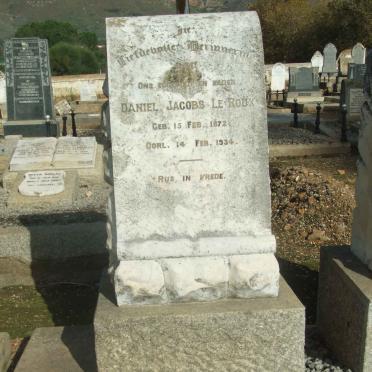 ROUX Daniel Jacobs, le 1872-1934